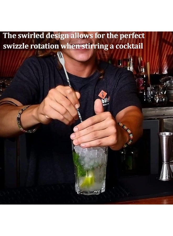 PTTIMFFM Stainless Steel Measuring Cup Set, Dual-Sided Liquid Measures & Long Handle Stirrers for Home and Party Use - Image 5